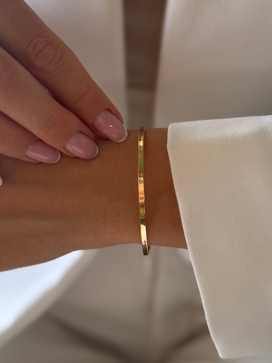 Zlatna kruta narukvica Siera