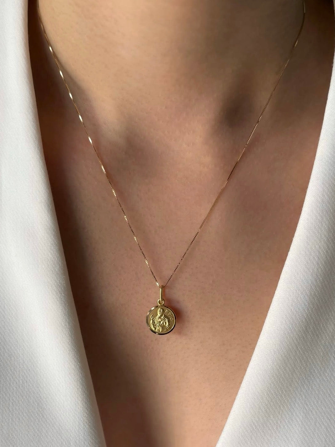 Zlatni privjesak sv. Padre Pio