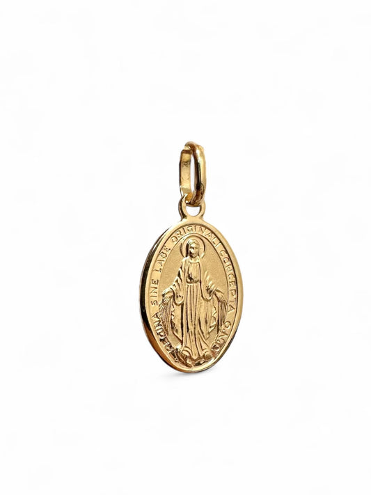 Zlatni privjesak Čudotvorna Medaljica Mercy L