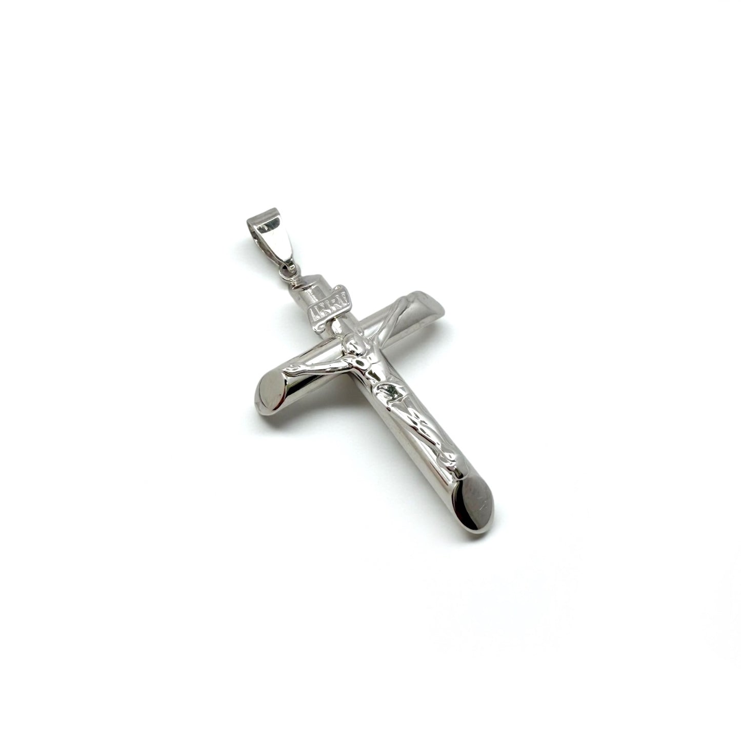 Bijelo zlato privjesak Križ Cross