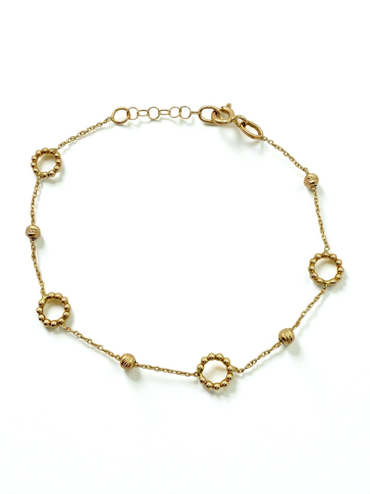Round Glow gold bracelet