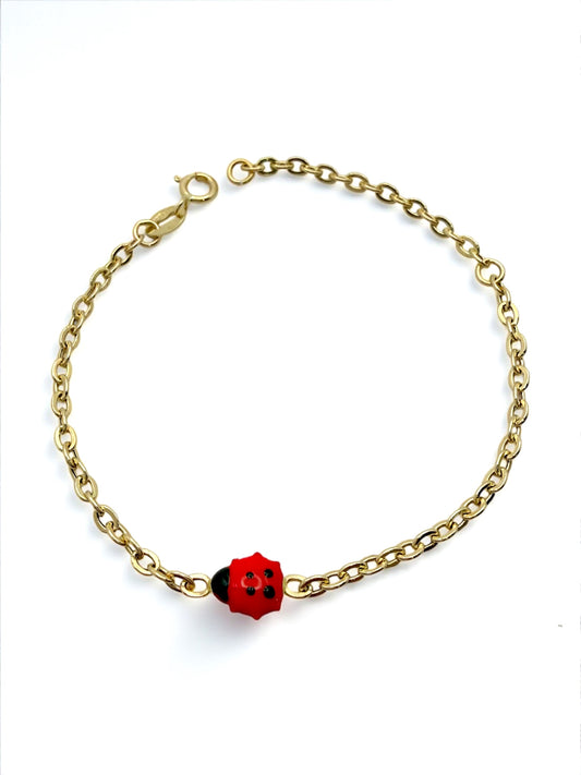 Zlatna dječja narukvica Bubamara-Zlatarna Vitić