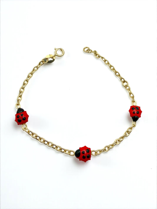 Zlatna dječja narukvica Bubamare-Zlatarna Vitić