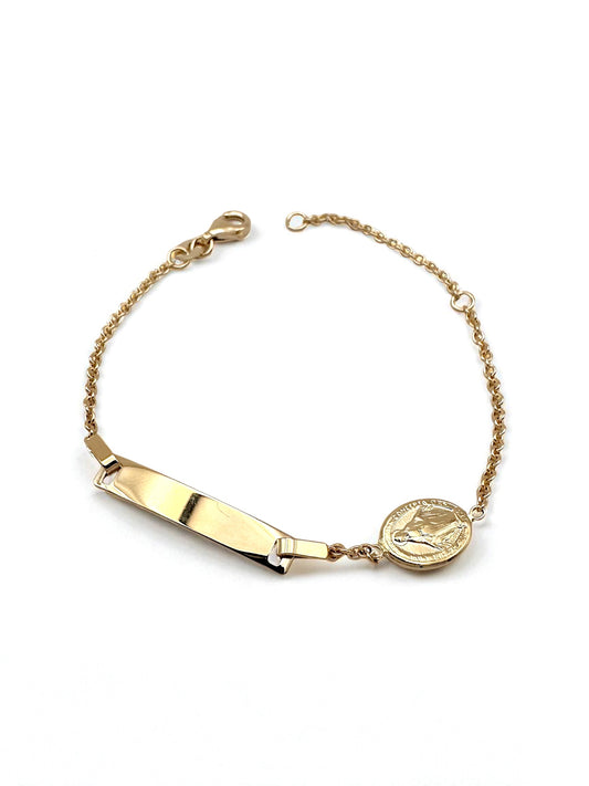 Zlatna dječja narukvica Mercy-Zlatarna Vitić