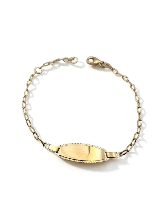 Zlatna dječja narukvica Simple-Zlatarna Vitić