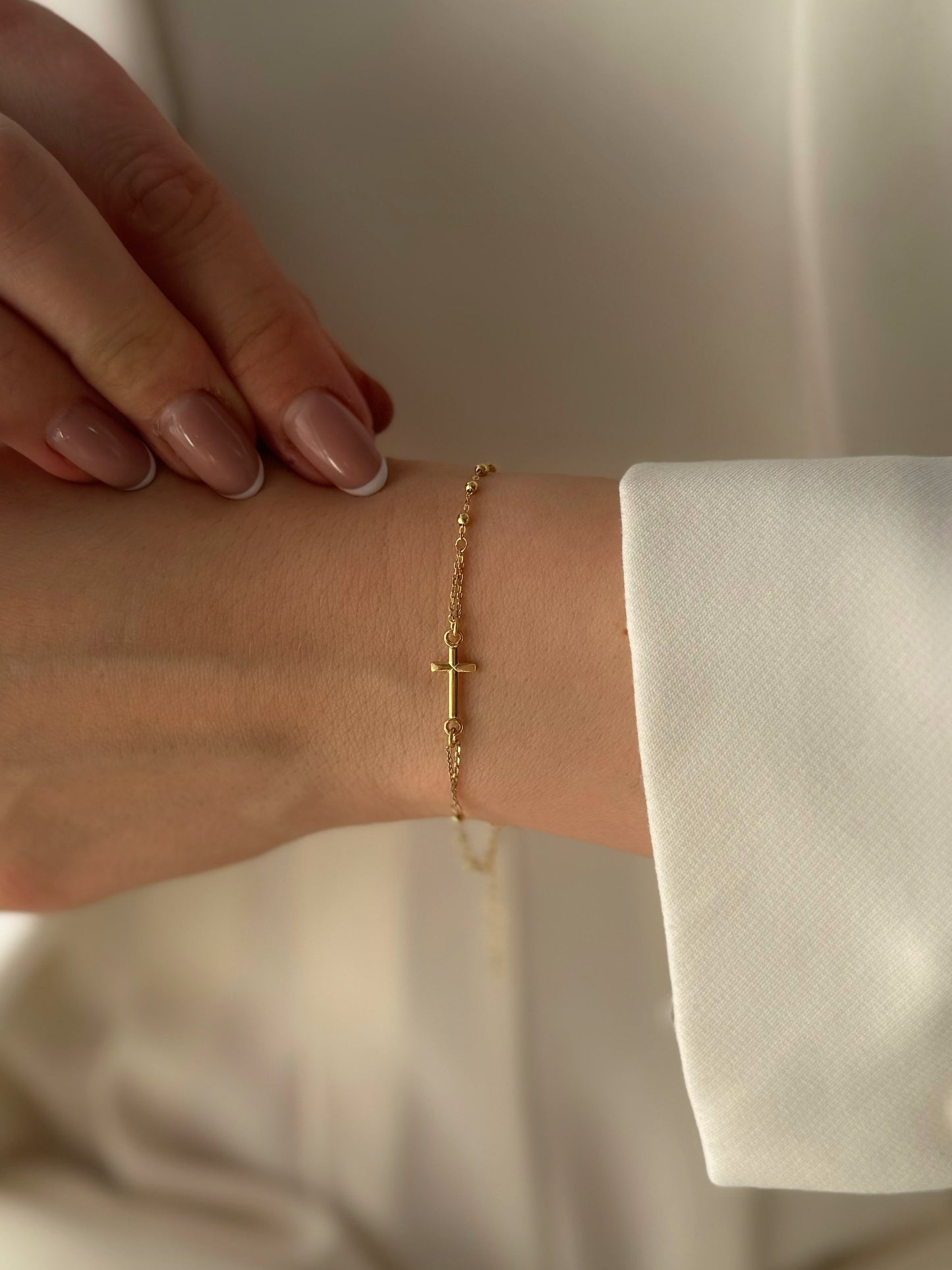 Zlatna krunica narukvica Rosary Bracelet