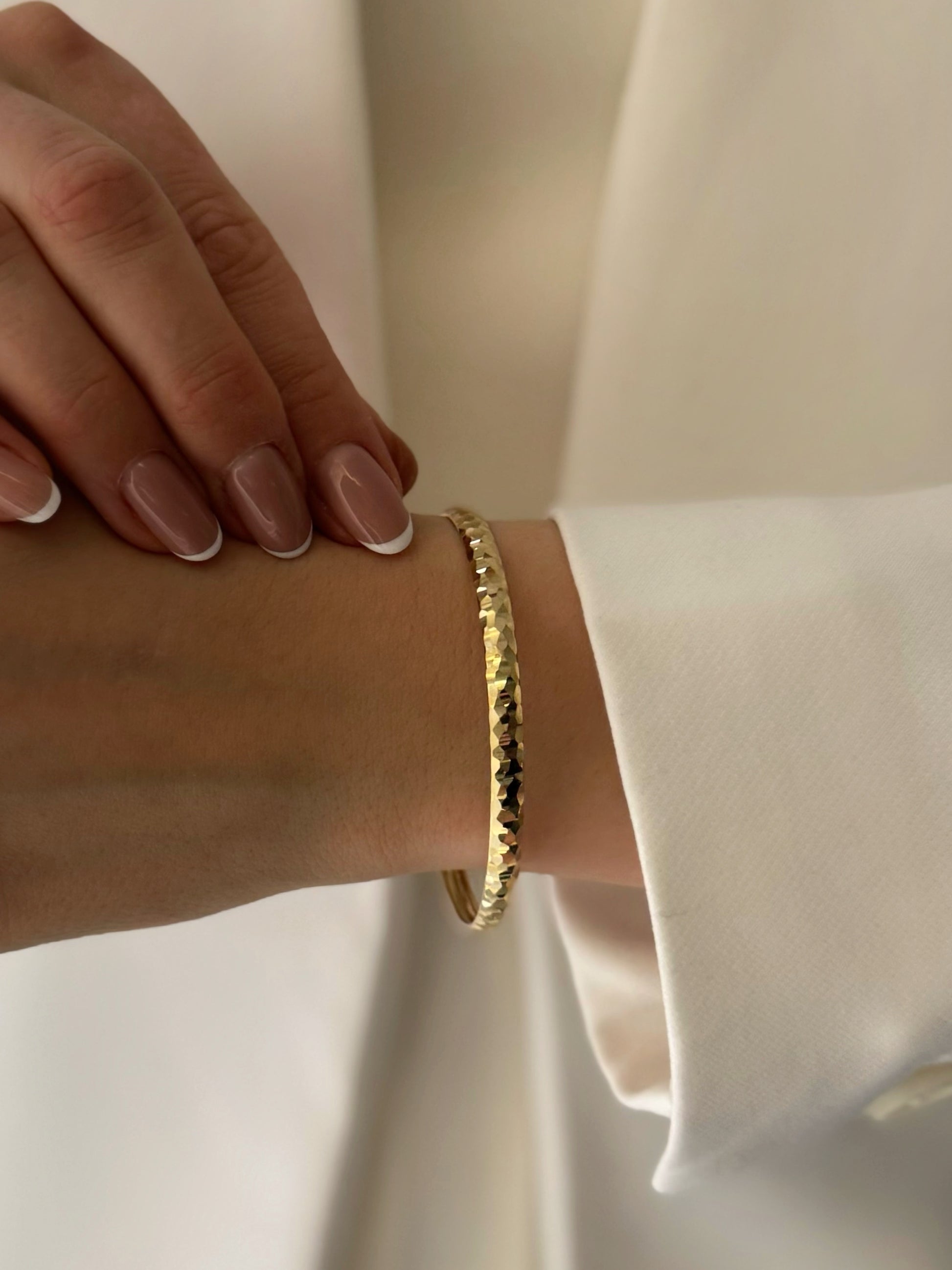 Zlatna kruta narukvica Flawless Shine