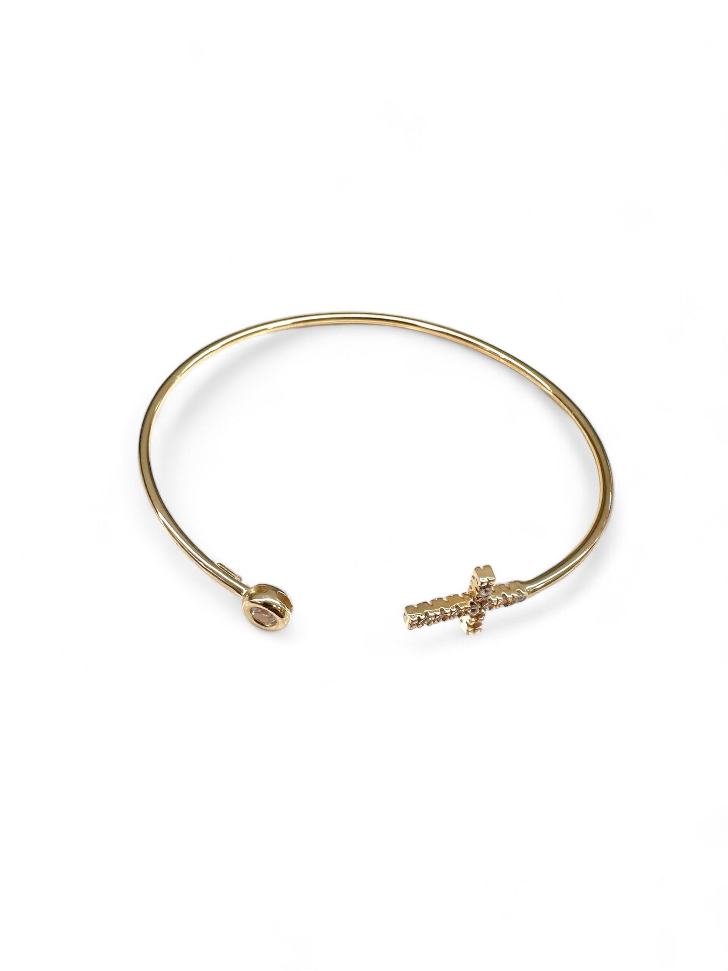 Zlatna kruta narukvica Križ-Zlatarna Vitić