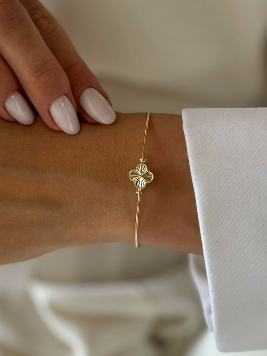 Zlatna kruta narukvica Pure Lucky-Zlatarna Vitić