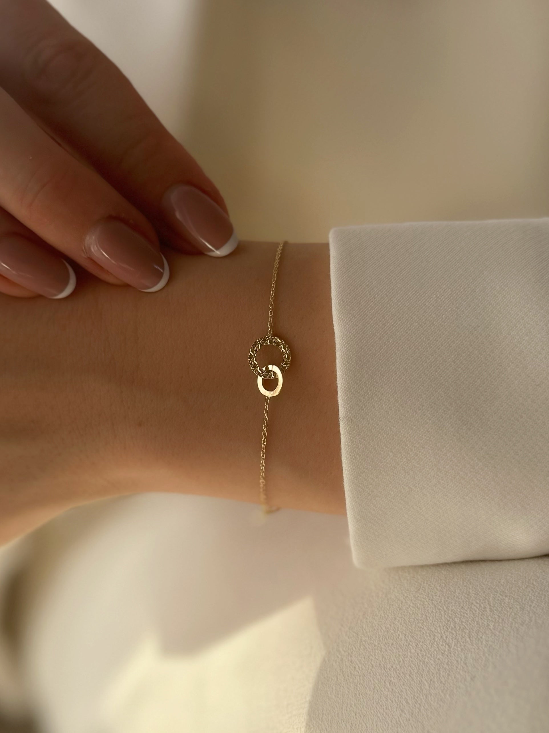 Zlatna narukvica Circles Shine-Zlatarna Vitić