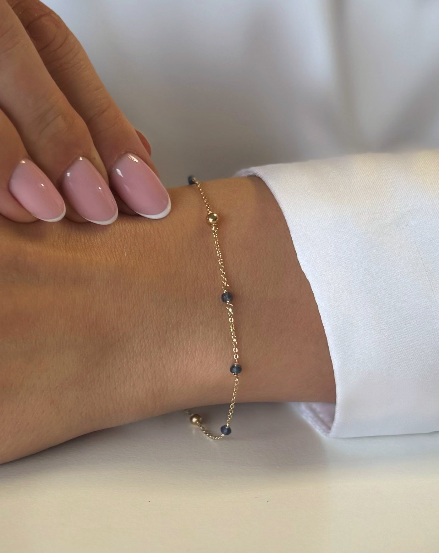 Zlatna narukvica Mystic Blue-Zlatarna Vitić