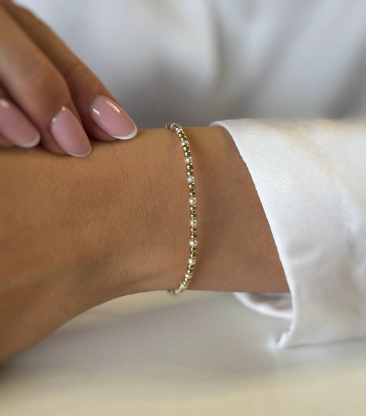 Zlatna narukvica Pearl Luxury-Zlatarna Vitić