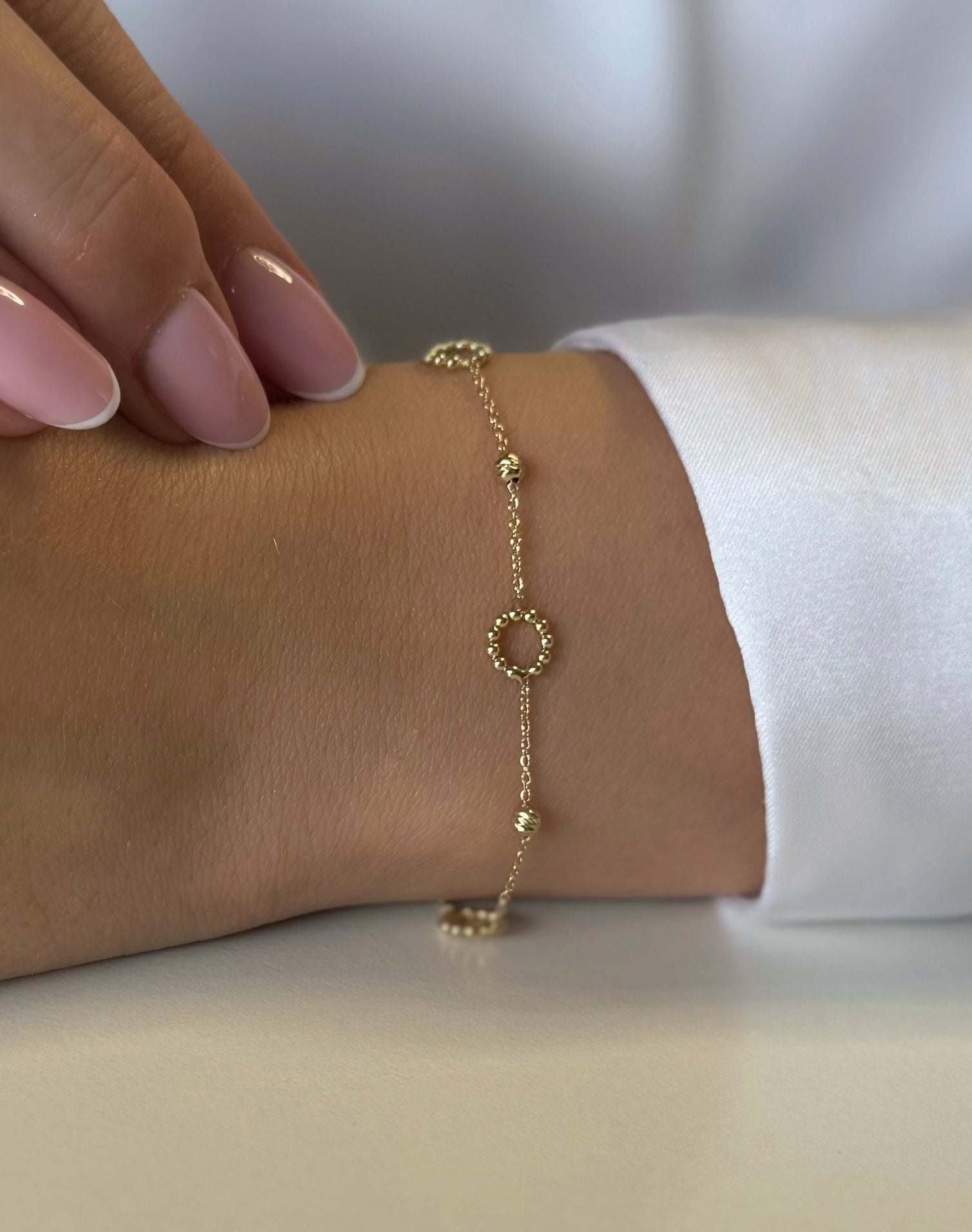 Zlatna narukvica Round Glow-Zlatarna Vitić