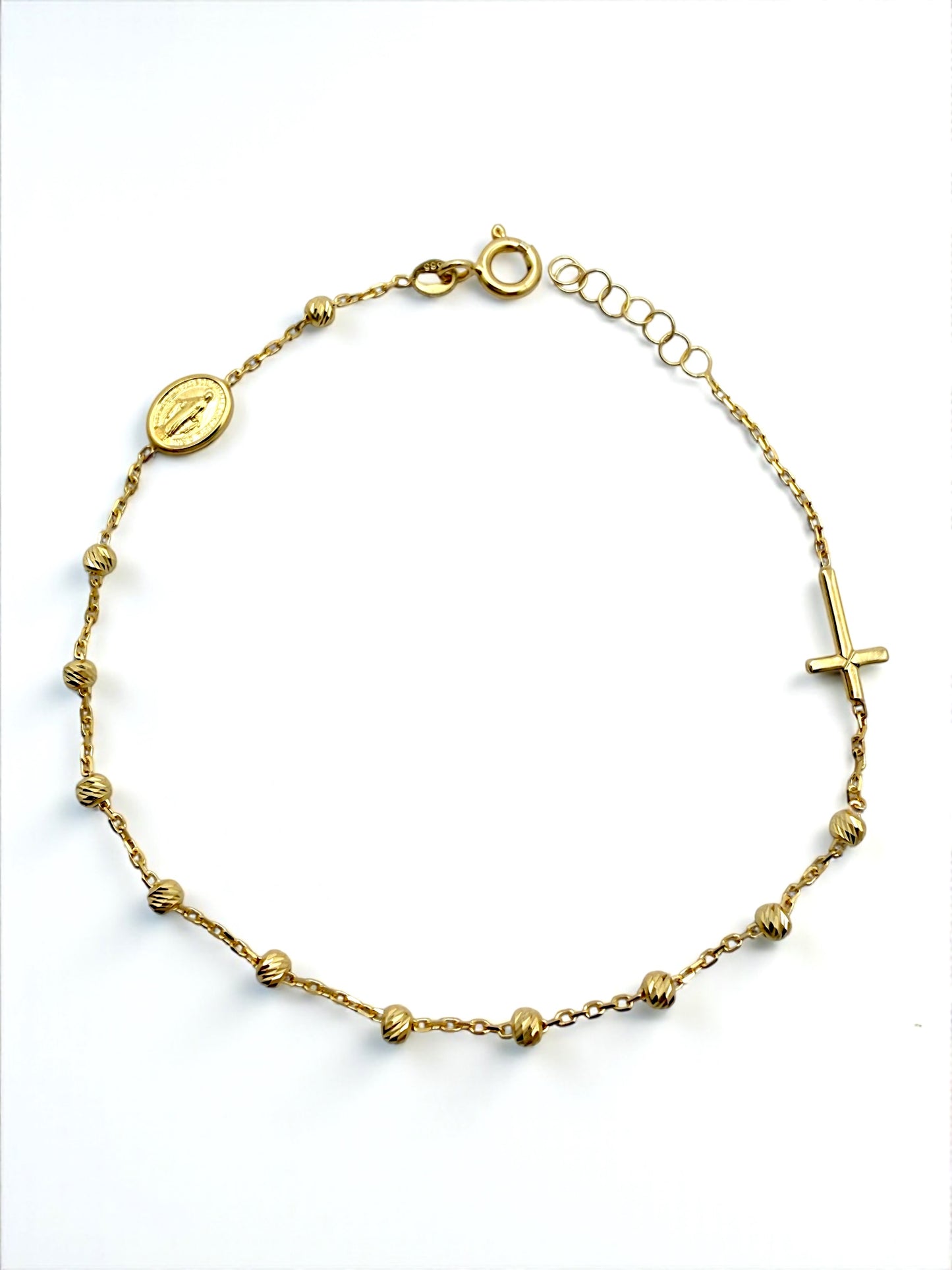 Zlatna narukvica krunica Divine-Zlatarna Vitić