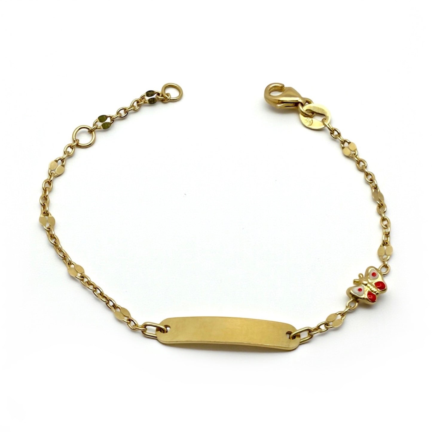 Zlatna narukvica za djevojčice Delicate Butterfly Band-Zlatarna Vitić