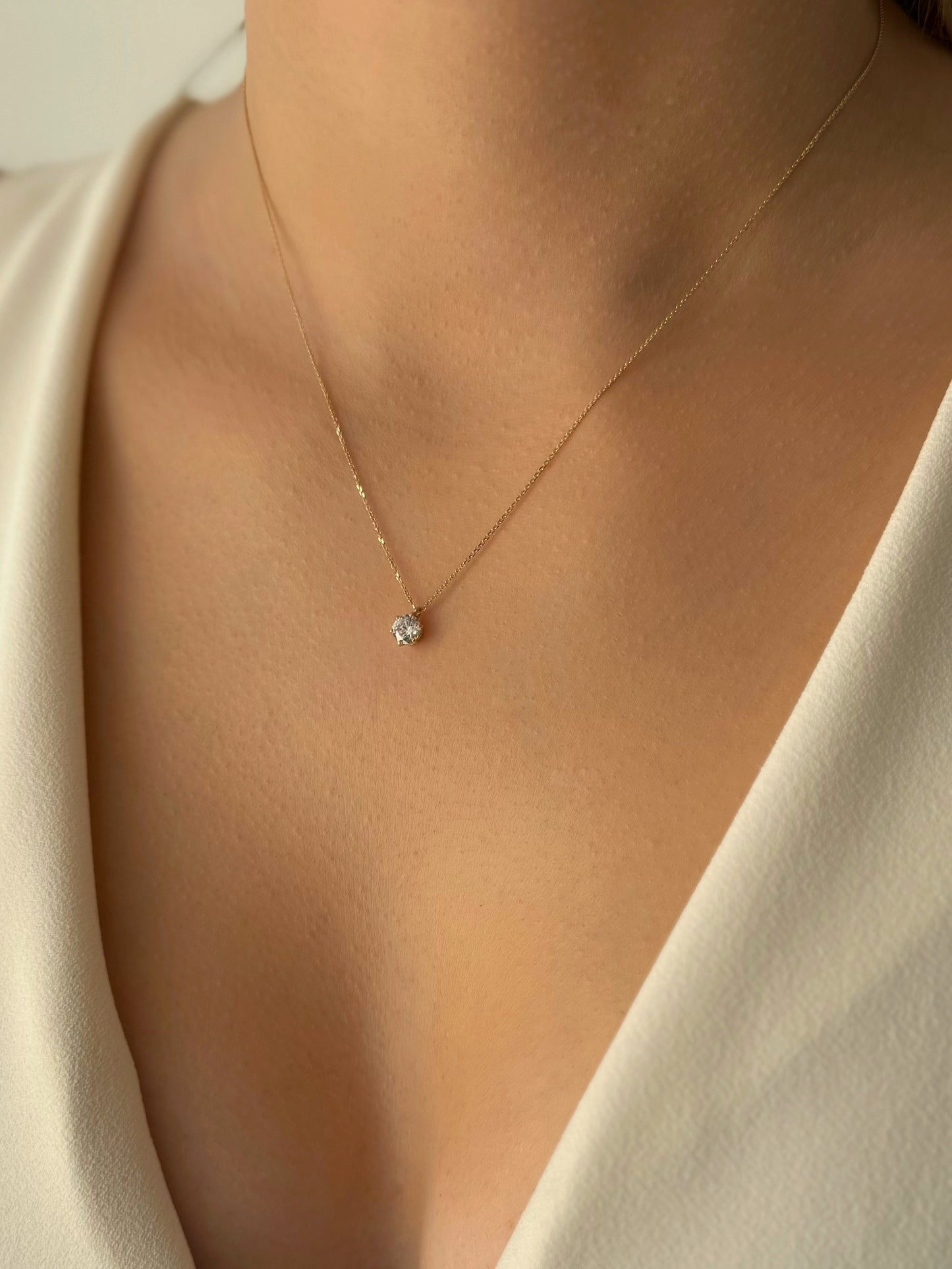 Zlatna ogrlica Crystal Spark-Zlatarna Vitić