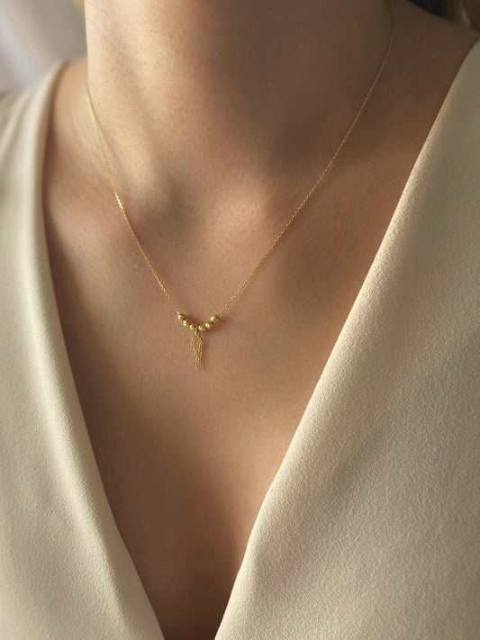 Zlatna ogrlica Krilo anđela-Zlatarna Vitić