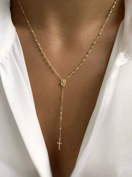 Zlatna ogrlica krunica Rosary-Zlatarna Vitić