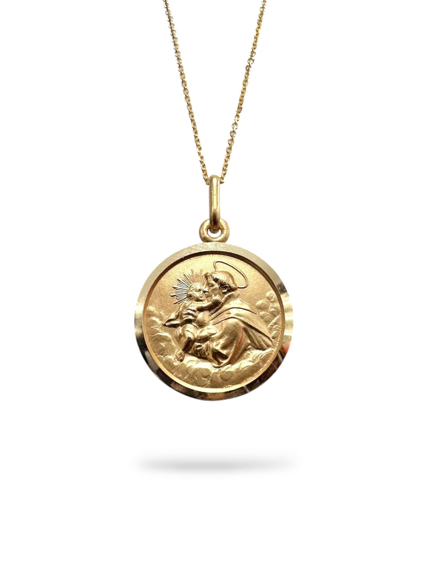 Zlatna ogrlica s likom Sv. Ante L-Zlatarna Vitić