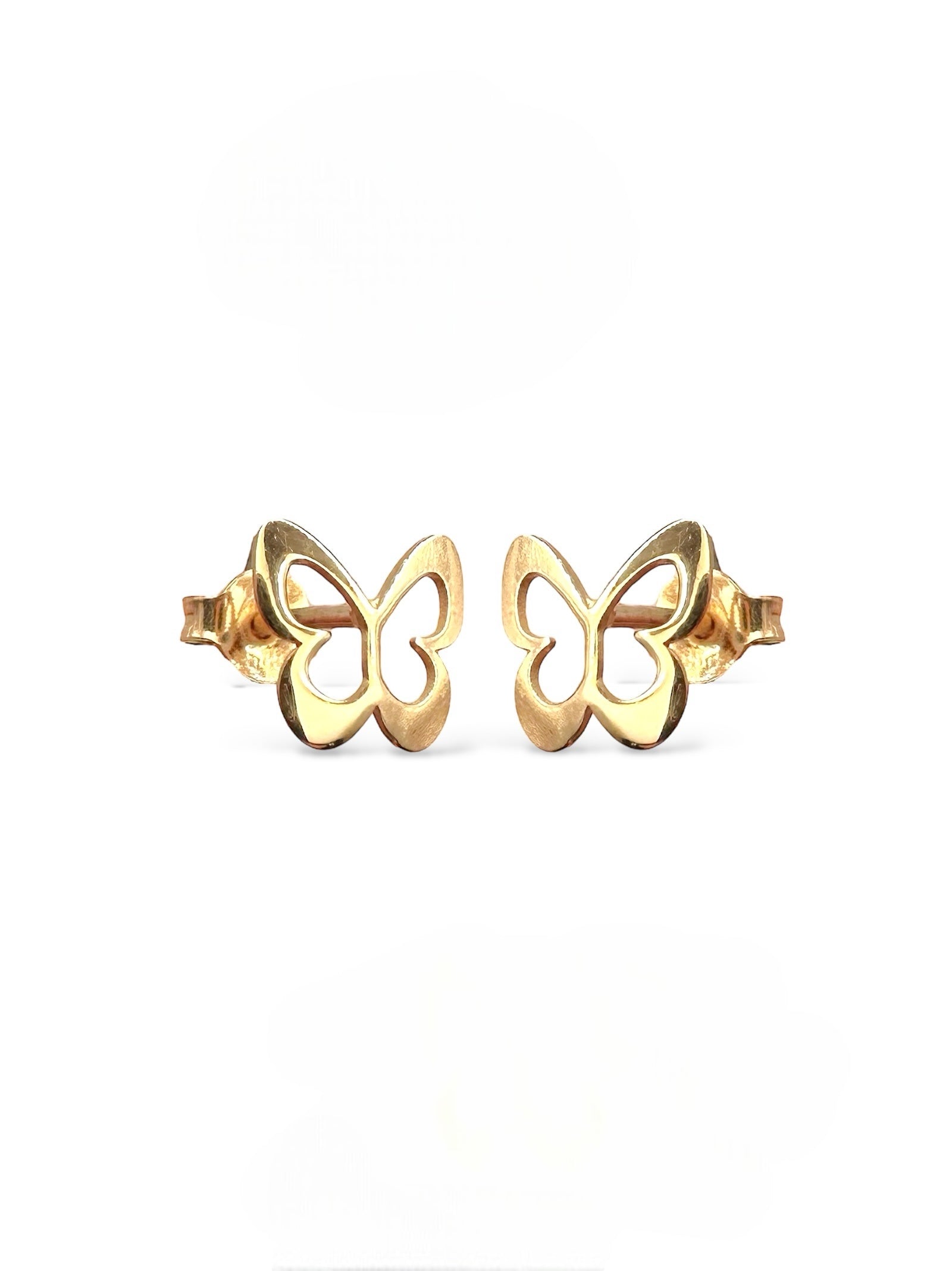 Zlatne naušnice Butterfly Glow-Zlatarna Vitić