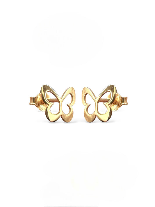 Zlatne naušnice Butterfly Glow-Zlatarna Vitić