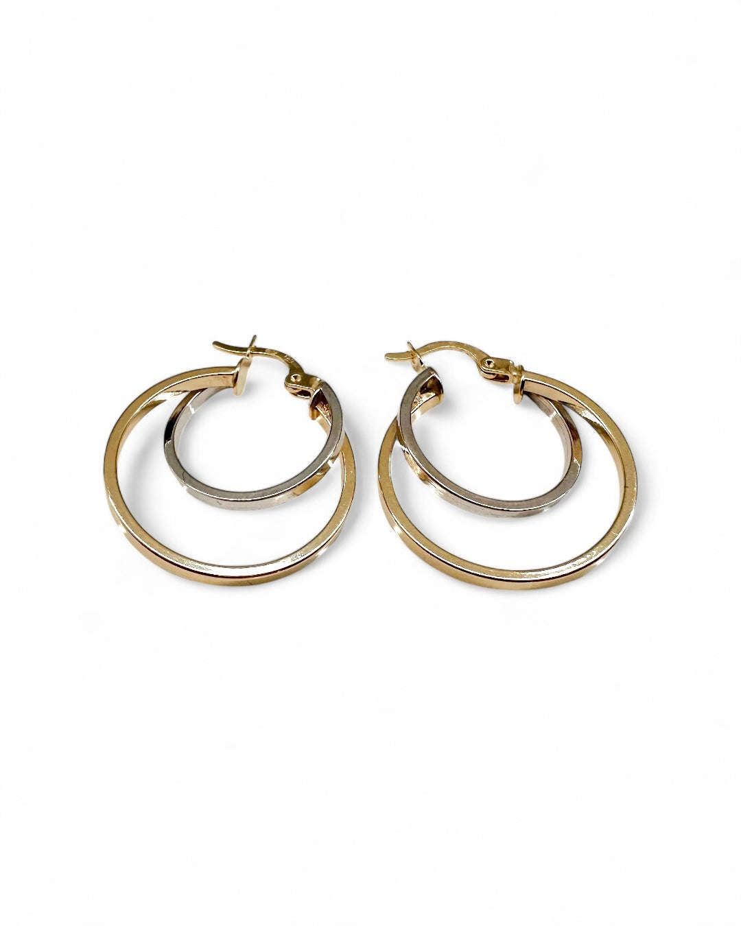 Zlatne naušnice Golden Duo-Zlatarna Vitić