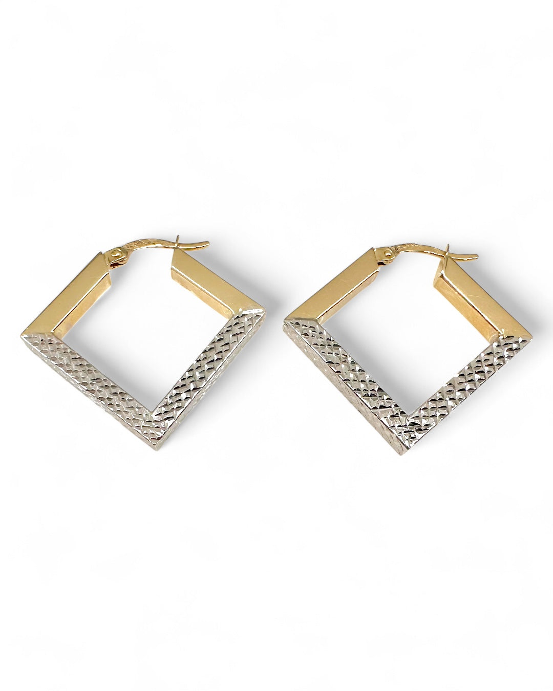 Zlatne naušnice Golden Frame-Zlatarna Vitić