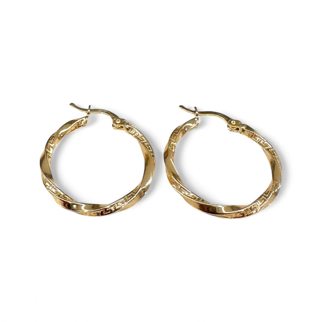 Zlatne naušnice Golden Loops-Zlatarna Vitić