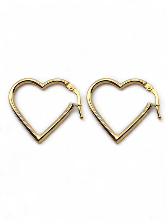 Zlatne naušnice Heart-Zlatarna Vitić
