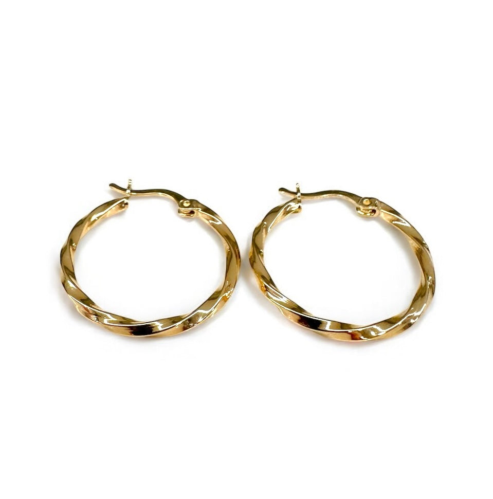 Zlatne naušnice Loops-Zlatarna Vitić