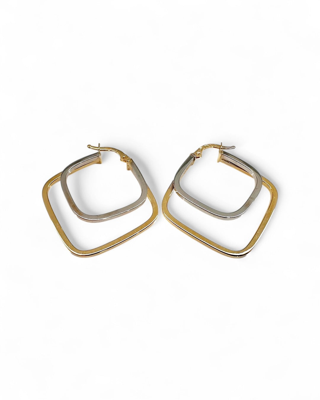 Zlatne naušnice Modern Edge-Zlatarna Vitić