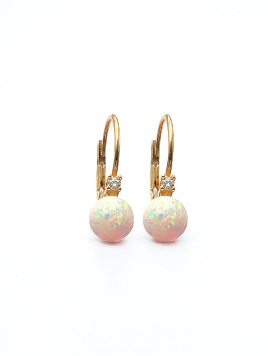 Zlatne naušnice Opal Beauty-Zlatarna Vitić