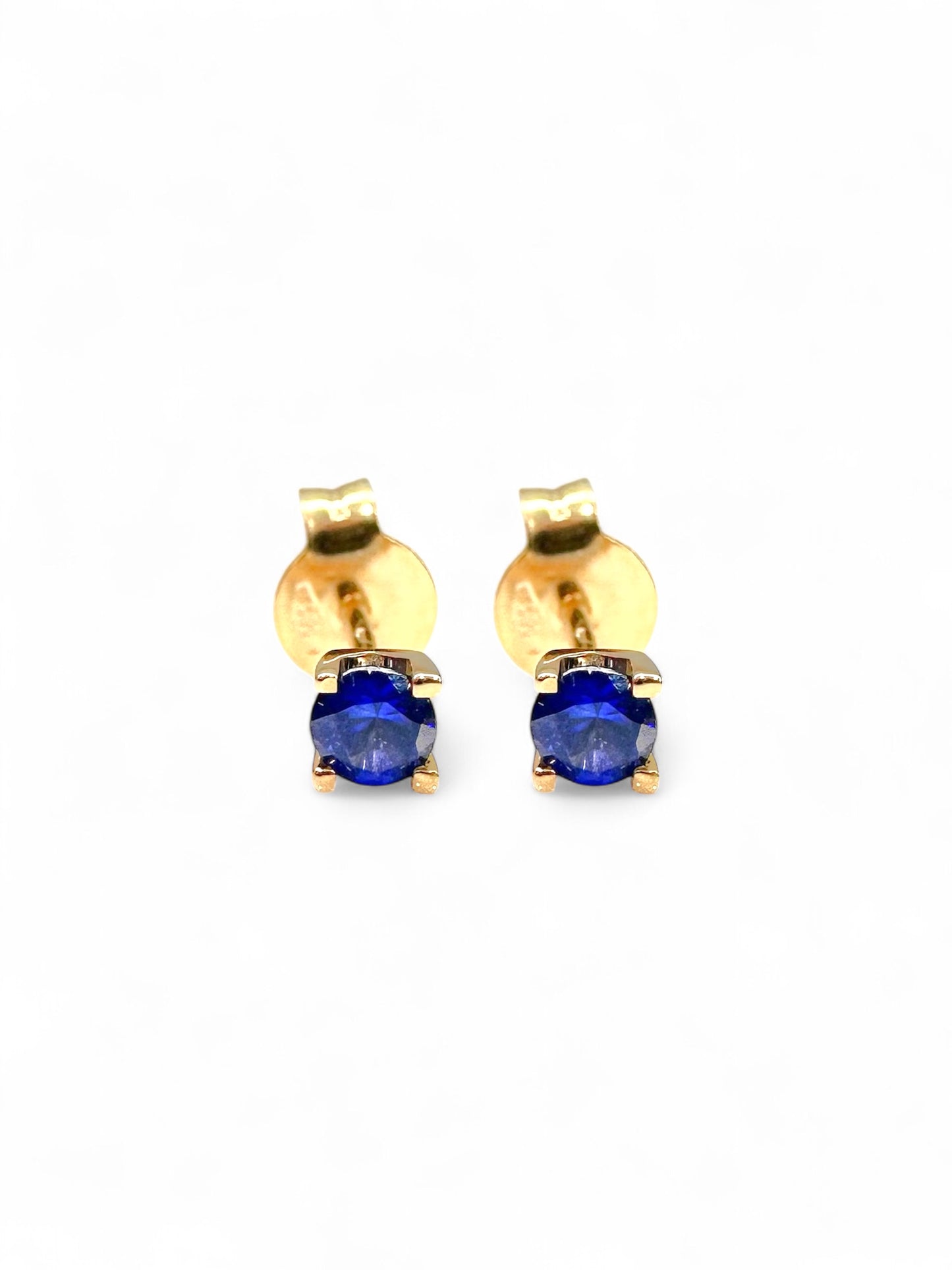 Zlatne naušnice s 0,30ct Safirima