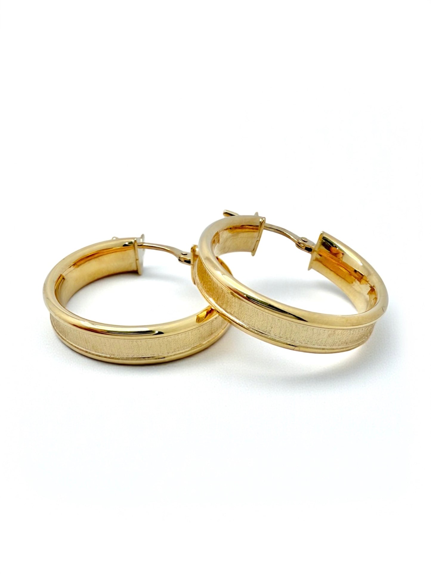 Zlatne naušnice sjaj-mat-Zlatarna Vitić