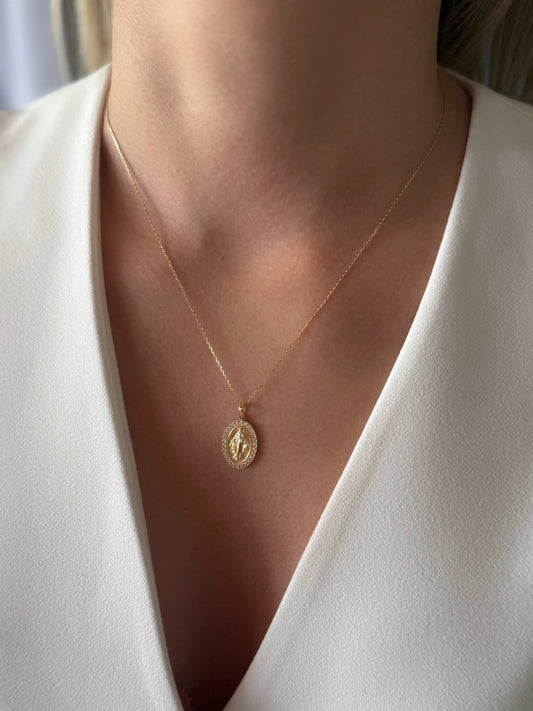 Zlatni privjesak Čudotvorna Medaljica Grace-Zlatarna Vitić