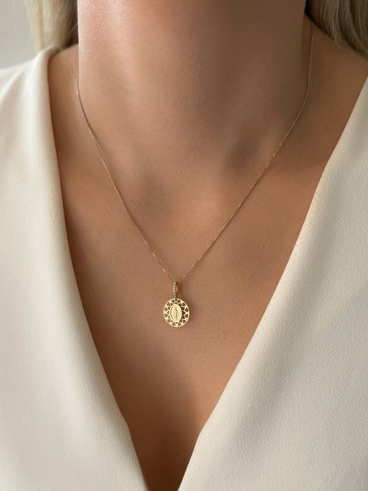 Zlatni privjesak Čudotvorna Medaljica Round-Zlatarna Vitić