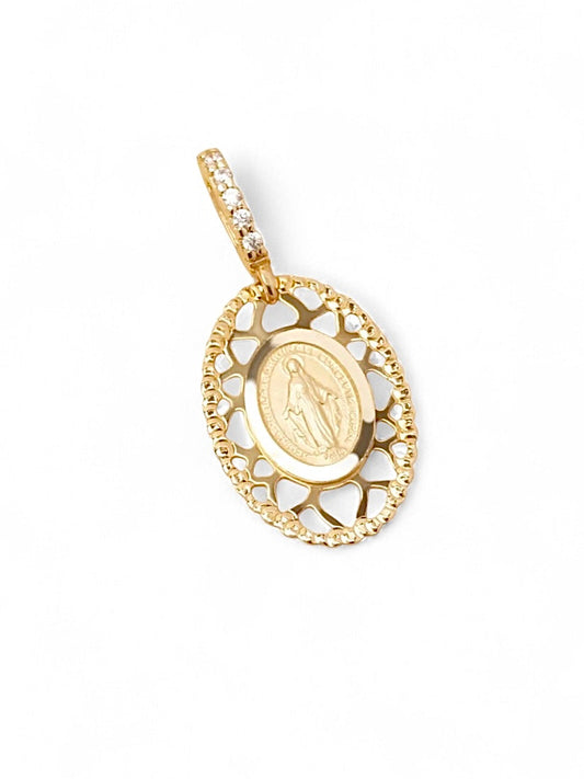 Zlatni privjesak Čudotvorna medaljica-Zlatarna Vitić