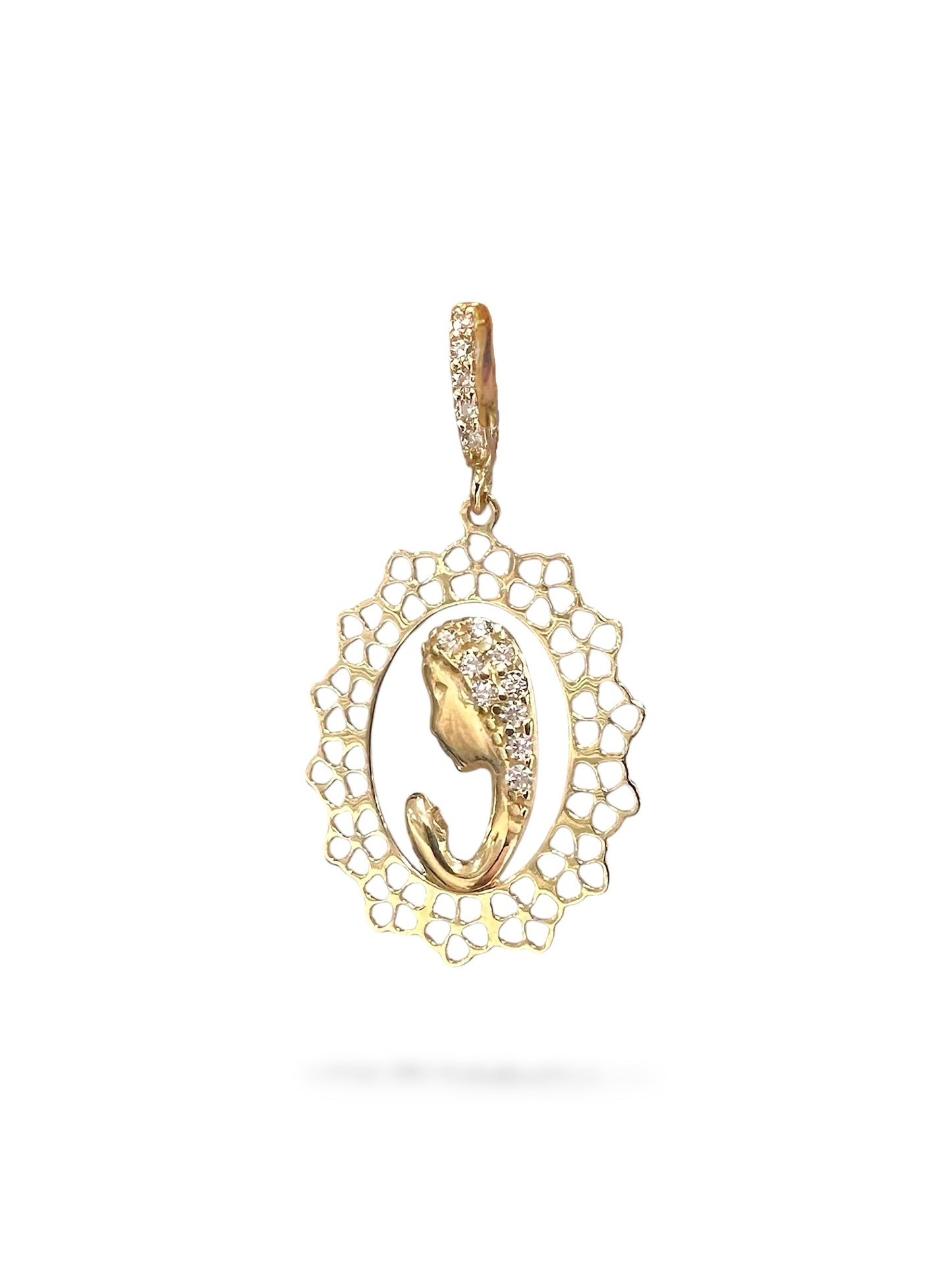 Zlatni privjesak Djevica Marija-Zlatarna Vitić