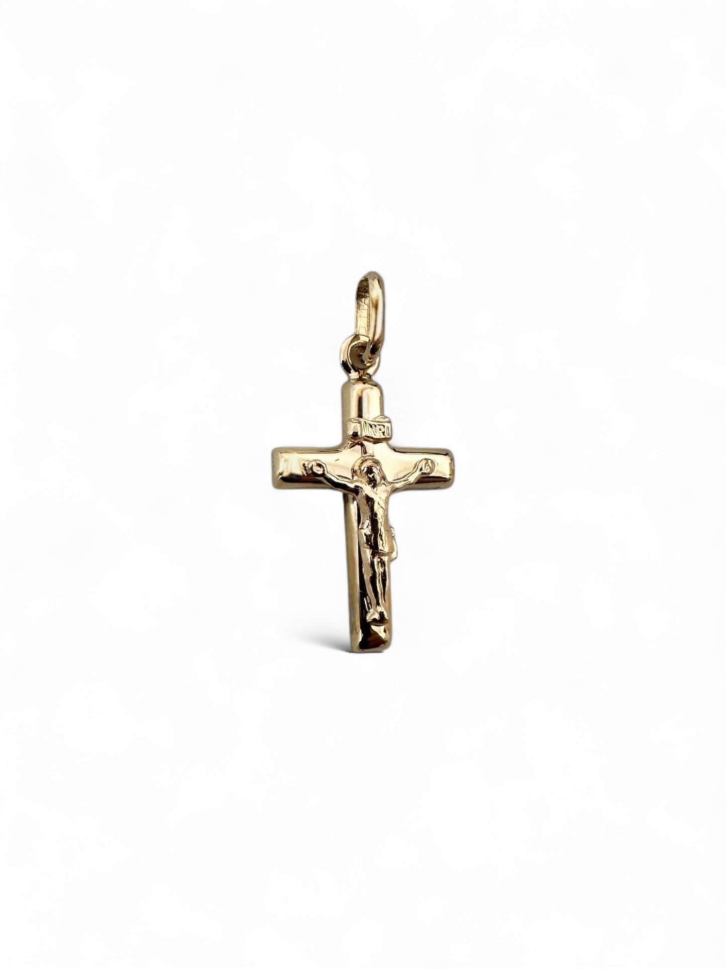 Gold pendant Cross Holy Golden Cross