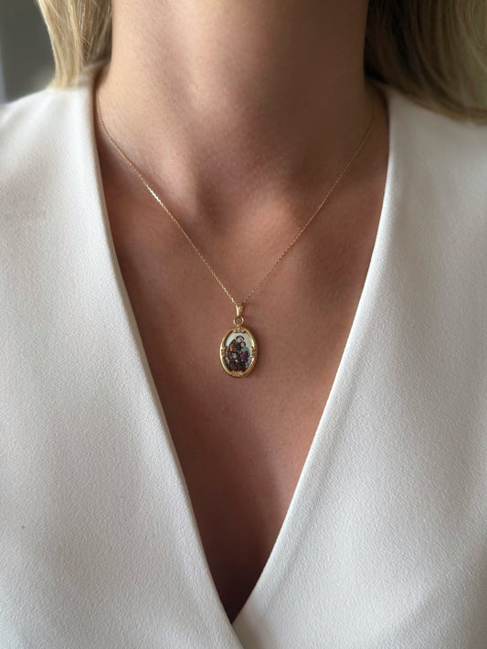 Zlatni privjesak Sv. Ante Oval-Zlatarna Vitić