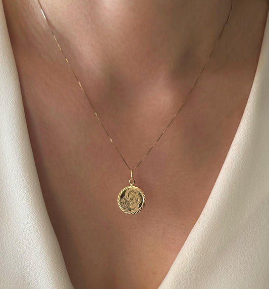 Zlatni privjesak Sv. Josip-Zlatarna Vitić