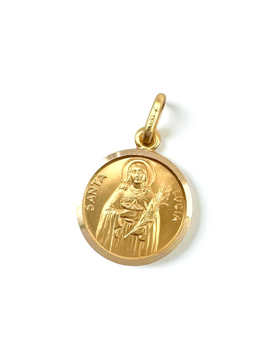 Zlatni privjesak Sv. Lucija-Zlatarna Vitić