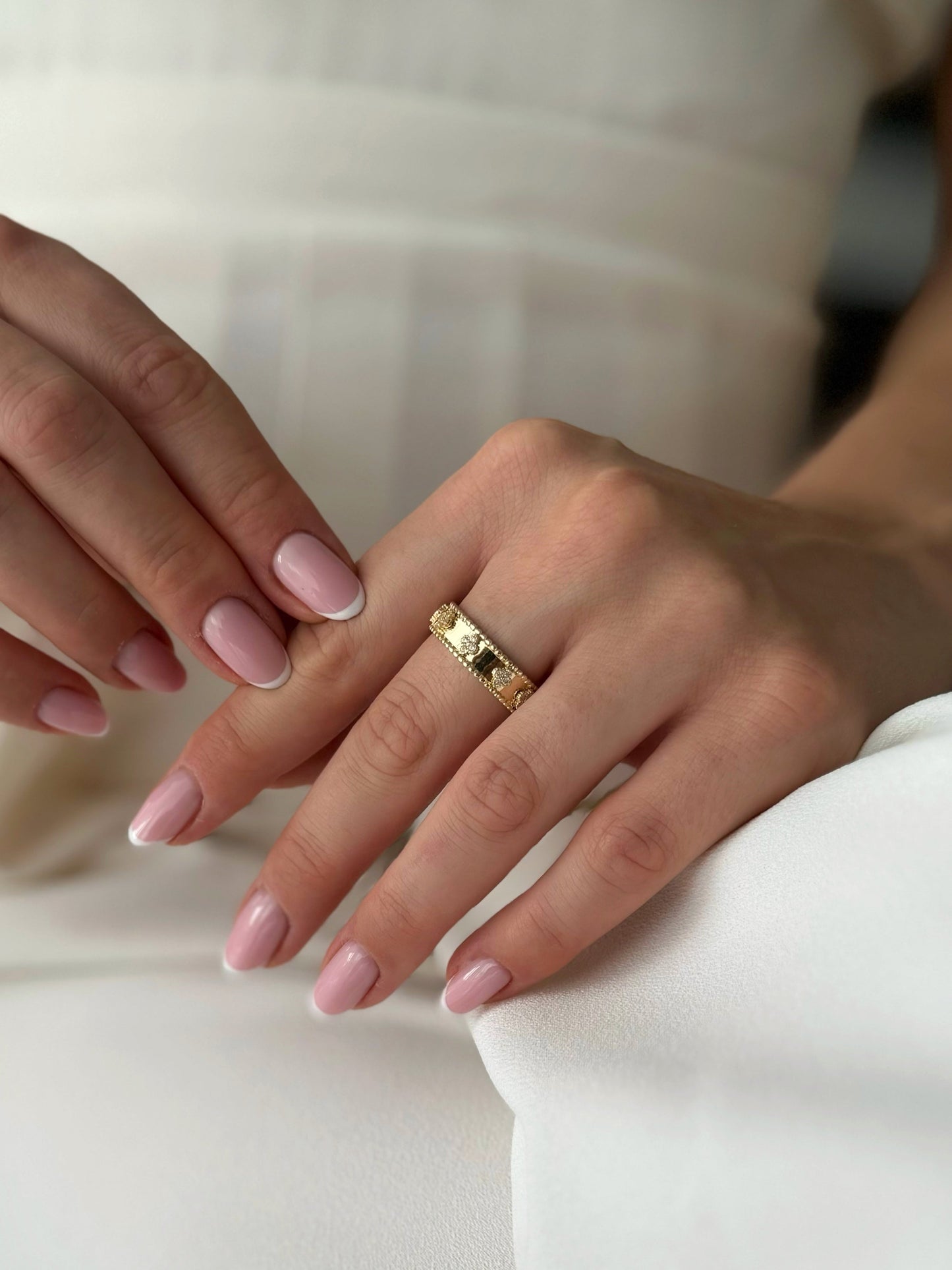 Golden Bloom gold ring