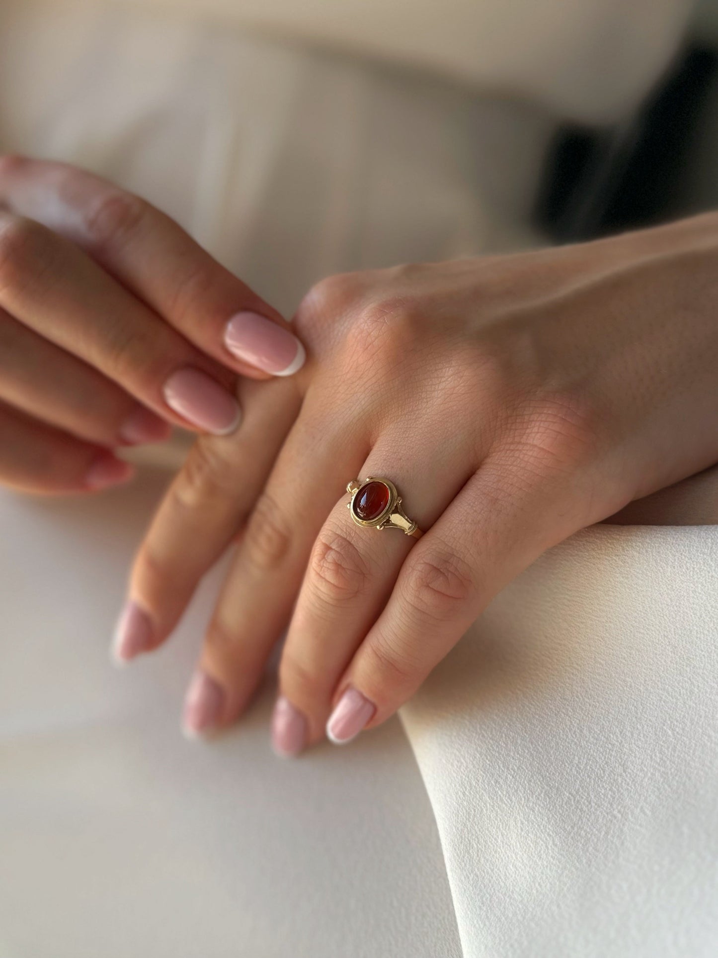 Golden Flame gold ring