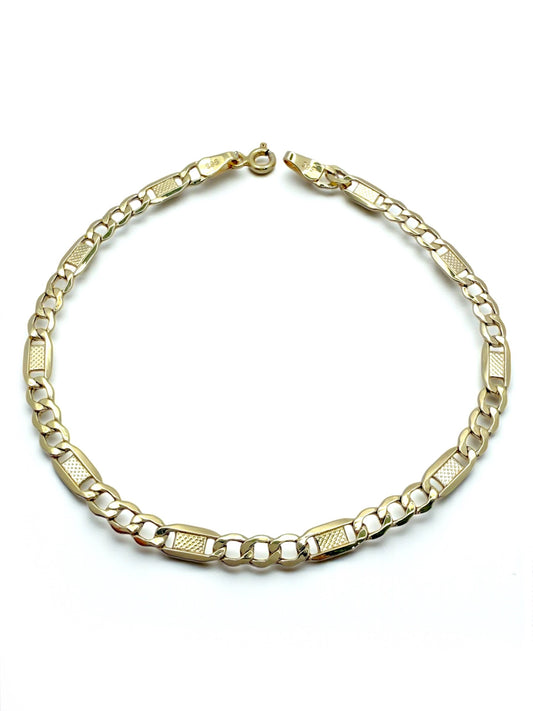 Muška zlatna narukvica Luxe