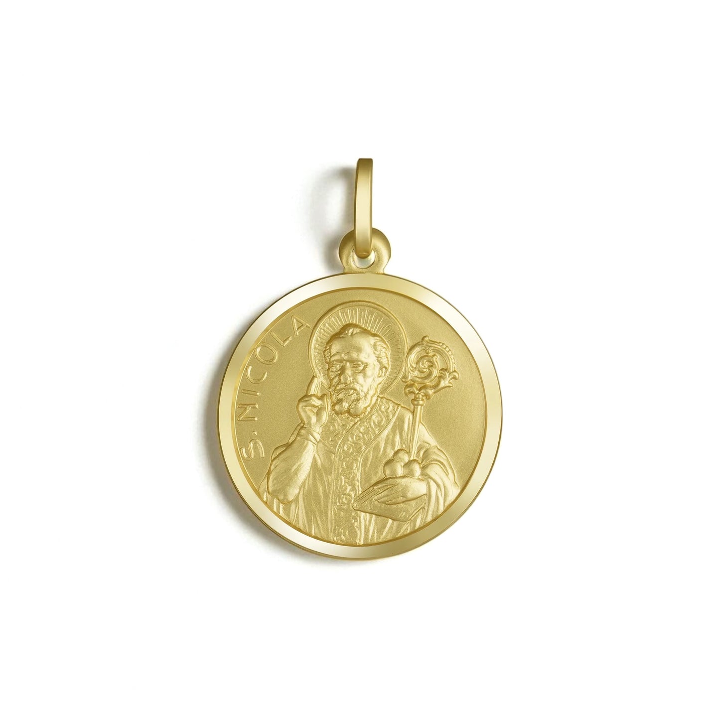 Gold pendant St. Nicholas
