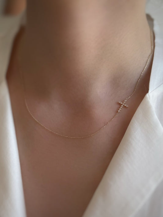 Zlatna ogrlica s Križem Faith of Gold