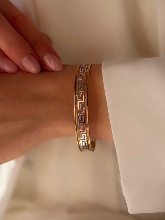 Zlatna kruta narukvica Luxe