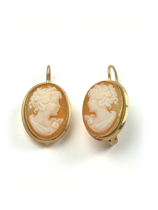 Zlatne naušnice Kamea Aurelia