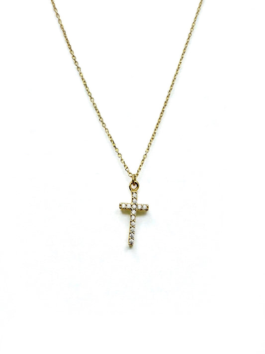 Zlatna ogrlica Križ